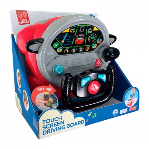 Hap-P-Kid Little Learner Touch Panel Steering Wheel | Touch N Learn Driver | Baby Toys | 12 months+